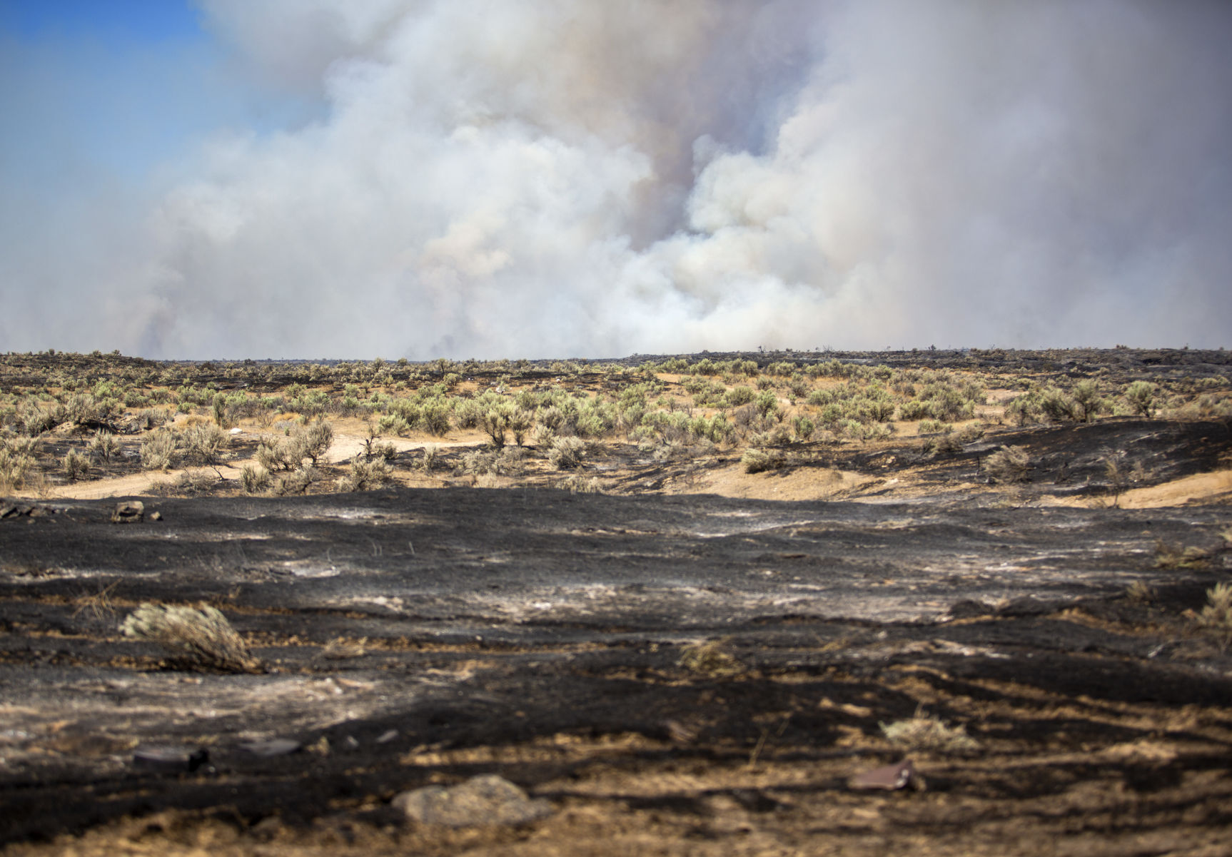 Drops Fire spreads more than 2,000 acres